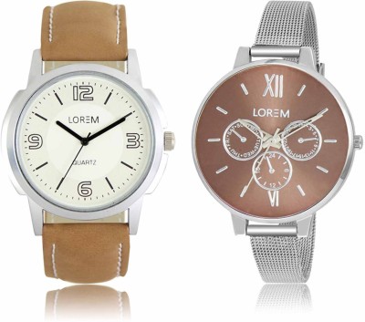 LOREM LR-16-0214 Attractive Stylish Combo Watch  - For Men & Women   Watches  (LOREM)