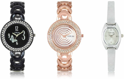 

LOREM LR-201-202-219 Attractive Stylish Combo Watch - For Women