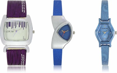 LOREM LR-207-208-218 Attractive Stylish Combo Watch  - For Women   Watches  (LOREM)