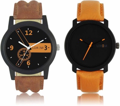 LOREM LR-01-20 Attractive Stylish Combo Watch  - For Men   Watches  (LOREM)