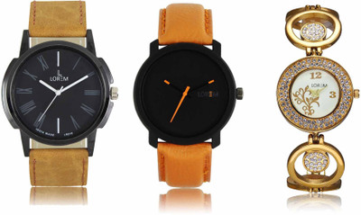 

LOREM LR-19-20-204 Attractive Stylish Combo Watch - For Men & Women