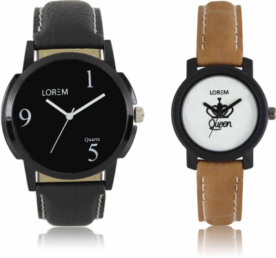 LOREM LR-06-0209 Attractive Stylish Combo Watch  - For Men & Women   Watches  (LOREM)