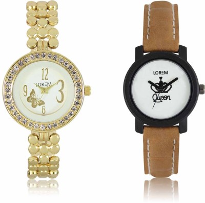LOREM LR-0203-209 Attractive Stylish Combo Watch  - For Women   Watches  (LOREM)