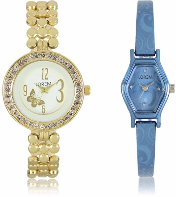LOREM LR-0203-218 Attractive Stylish Combo Watch  - For Women   Watches  (LOREM)
