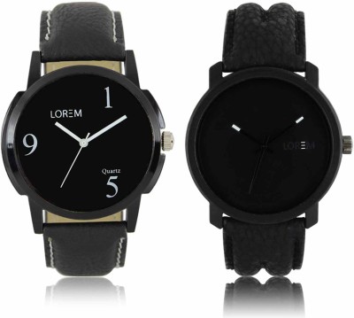 LOREM LR-06-21 Attractive Stylish Combo Watch  - For Men   Watches  (LOREM)