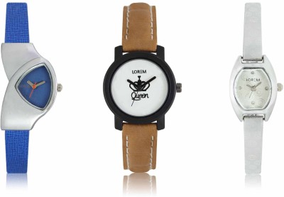 LOREM LR-208-209-219 Attractive Stylish Combo Watch  - For Women   Watches  (LOREM)