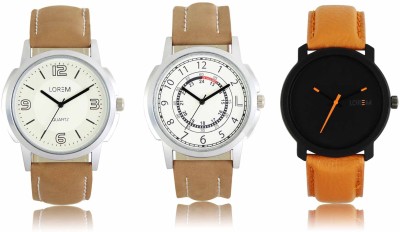 LOREM LR-16-17-20 Attractive Stylish Combo Watch  - For Men   Watches  (LOREM)