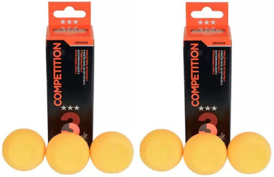 

Cosco Stiga Competition Table Tennis Ball(Pack of 2, Orange)
