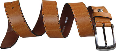 

Style 98 Men Formal, Casual, Party Tan Genuine Leather Belt
