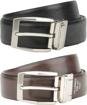

Louis Philippe Men Formal Brown Genuine Leather Reversible Belt