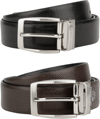 

Louis Philippe Men Formal Brown Genuine Leather Belt