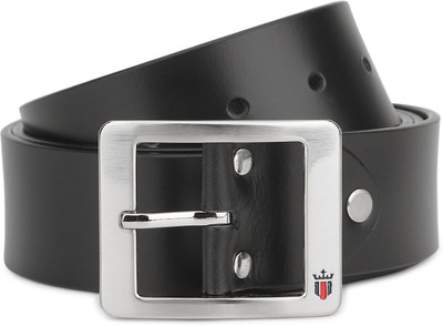 

LP Louis Philippe Men Casual Black Genuine Leather Belt