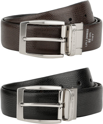 

Louis Philippe Men Formal Brown Genuine Leather Belt