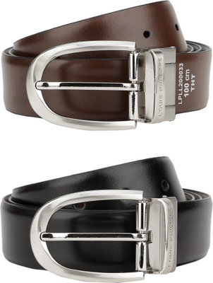 

Louis Philippe Men Formal Brown Genuine Leather Reversible Belt
