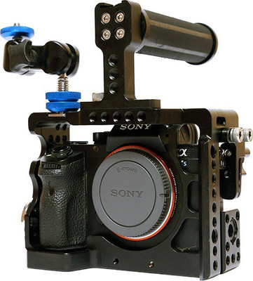 

Camgear Slight Rig Sony A7SII/A7RII/A7II Cage, Handle, HDMI Lock and Hot Shoe Mount SR-CCGHSH Camera Rig