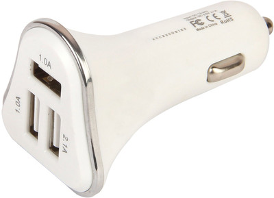 

MobiBasket 3.0 Amp Turbo Car Charger(White)