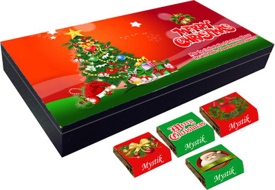 

Mystik Christmas Tree Gift Box 3 Brittles(Pack of 3, 120 g)