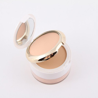 

Jeeya Whitening & Loose Powder Make- Up Cake (Pack of 1) Compact(White, Gold)