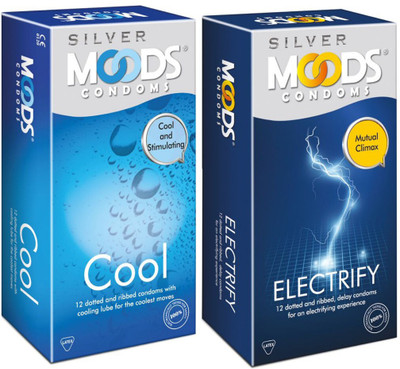 Moods Cool and Electrify Condom(Set of 2, 24S)