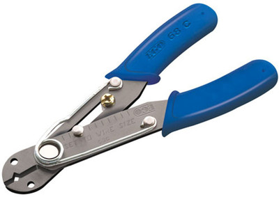 

EGO WS -10 Blue 68C Deluxe High Grade Carbon Steel Wire Stripper Wire Cutter