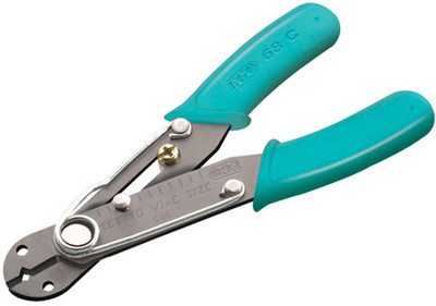 

EGO WS - 09 Cyan 68C Executive High Grade Carbon Steel Wire Stripper Wire Cutter