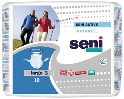 

seni Active Pull ups XL-100 pieces Adult Diapers - XL(10 Pieces)
