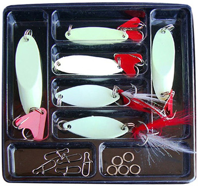 

Futaba Soft Bait Stainless Steel Fishing Lure(Pack of 1, Size 3)