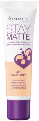 

Rimmel London Stay Matte Liquid Mousse Foundation(Light Ivory)