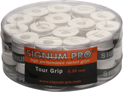 

Signum Pro Tour Grip 0.5 mm Tacky Touch Grip(White, Pack of 30)