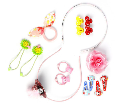 

sringhar Hair Accessories pack of 16 Hair Accessory Set, Hair Claw, Hair Band, Tic Tac Clip(Multicolor)