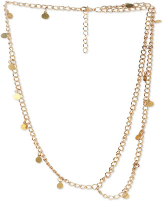 

FAYON Trendy Costume Vintage Golden Coins and String Hair Chain(Gold)