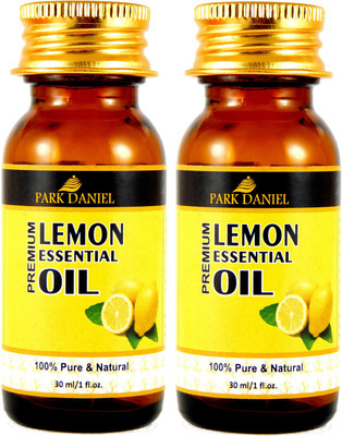 

Park Daniel Pure and Natural Lemon Essential oil Combo pack of 2 Bottles of 30 ml(60 ml) Hair Oil(60 ml)