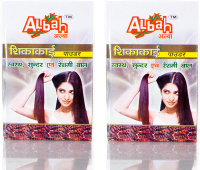 

ALBAH Shikakai Powder (Acacia concinna) - 100% Pure - Combo Pack of 2*200g (400g)(400 g)