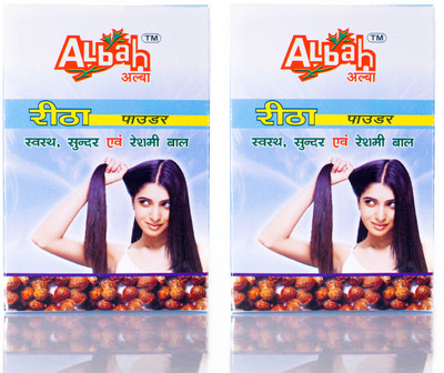

ALBAH Reetha Powder (Soap nut) - 100% Pure - Combo pack of 2*200g (400g)(400 g)