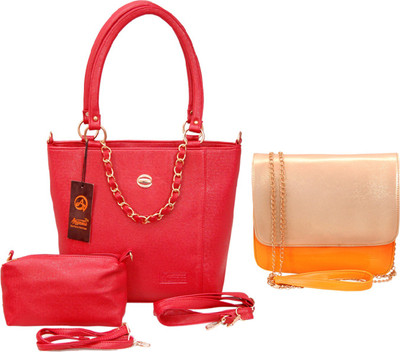 

Anemone Hand-held Bag(Red)