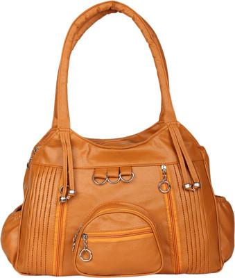 

Rekha Collection Hand-held Bag(Brown)