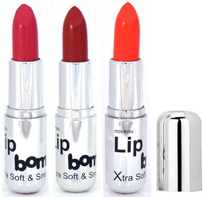 

Color Fever Lip Bomb Creme Lipstick - Fire Engine Red / Burnt Amber / Coral(Multicolor, 12.6 g)