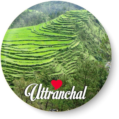 

Peacockride Love Uttranchal Fridge Magnet Pack of 1(Multicolor)