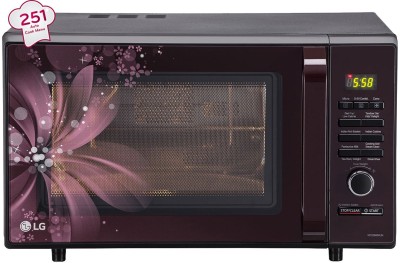 LG 28 L Convection Microwave Oven(MC2886BRUM, Black)