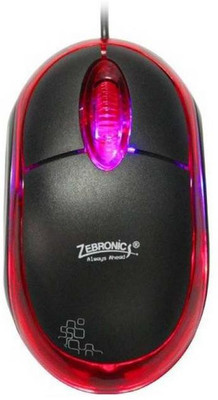 

Vsquare neon black and red Wired Optical Mouse Wired Optical Gaming Mouse(USB, Black)