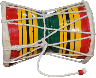 

CraftEra Wooden dumroo(Multicolor)