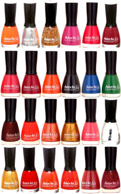 

Fashion Bar Candy Nail Polish Combo at Wholesale Price Set 42 Multicolor(Pack of 24)