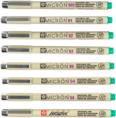 

Sakura Pigma Micron Set Calligraphy(Pack of 8)