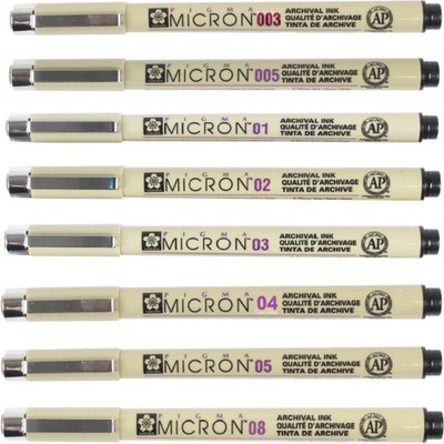 

Sakura Pigma Micron Set Calligraphy(Pack of 8)