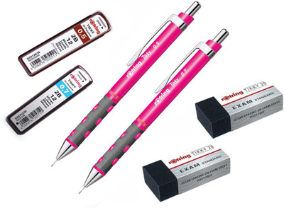 

rotring 2B Leads Tikky Eraser Pencil(Set of 2, Neon Pink)