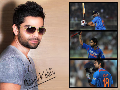 

KumkumArts Virat Kohli Poster 12 x 18 Inch HD Quality Material Gloss Paper Paper Print(18 inch X 12 inch, Rolled)