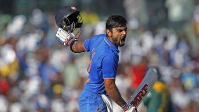 

KumkumArts Virat Kohli Poster 12 x 18 Inch HD Quality Material Gloss Paper Paper Print(18 inch X 12 inch, Rolled)