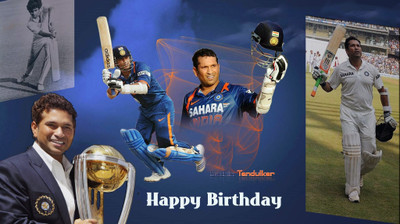 

KumkumArts Sachin Tendulkar Poster 12 x 18 Inch HD Quality Material Gloss Paper Paper Print(12 inch X 18 inch, Rolled)