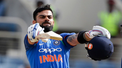 

KumkumArts Virat Kohli Poster 12 x 18 Inch HD Quality Material Gloss Paper Paper Print(18 inch X 12 inch, Rolled)