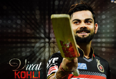 

KumkumArts Virat Kohli Poster 12 x 18 Inch HD Quality Material Gloss Paper Paper Print(18 inch X 12 inch, Rolled)